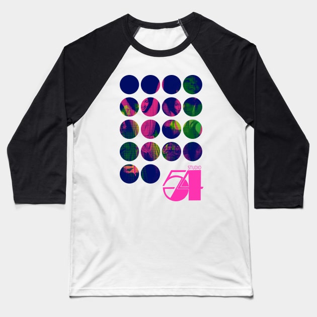 Studio 54 graphic print Baseball T-Shirt by HAPPY TRIP PRESS